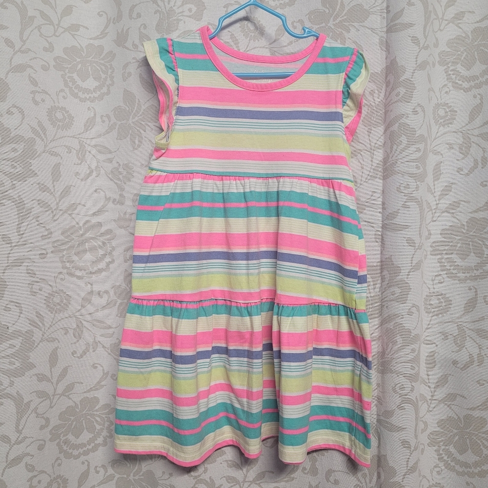 Flip Flop Girl Dress Sleeveless Summer Lightweight Dress Multicolor Size…